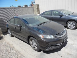 2013 HONDA CIVIC 4DOOR LX BLACK 1.8 AT A20227
